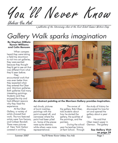 You'll Never Know Unless You Ask